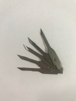 REPUESTO BISTURÍ BISELADO (5UN) STANDARDGRAPH