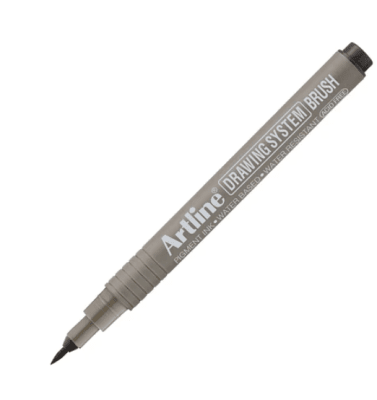 ARTLINE DRAWING SISTEM BRUSH NEGRO