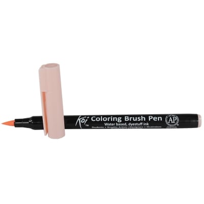 MARCADOR ACUARELABLE SAKURA KOI COLORING BRUSH NARANJA PALIDO