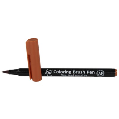 MARCADOR ACUARELABLE SAKURA KOI COLORING BRUSH SIENA NATURAL
