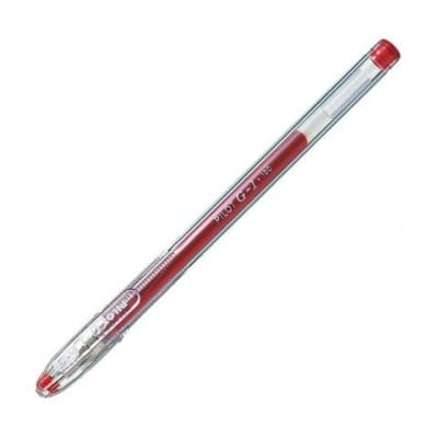 LÁPIZ GEL G-1 0.5MM ROJO PILOT