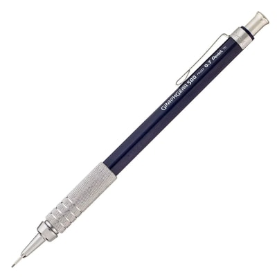 PORTAMINAS 0.7MM GRAPHGEAR 500 AZUL PENTEL