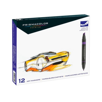 SET ROTULADORES DOBLE PUNTA PREMIER PRIMARIOS Y SECUNDARIOS (12UN) PRISMACOLOR