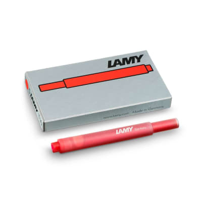 CARTUCHOS DE TINTA T10 ROJO (5UN) LAMY