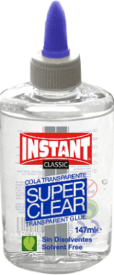 COLA ADHESIVA TRANSPARENTE LÍQUIDA 147ML INSTANT
