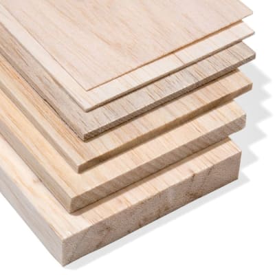 MADERA DE BALSA 2MM DE ESPESOR 7.5 X 90 CM (1UN)