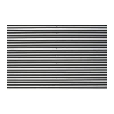 LÁMINA DE ALUMINIO CORRUGADO 0.10MM 20X30CM (1UN)