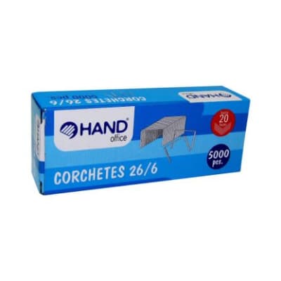 CORCHETES 26/6 DE 5000 UNIDADES HAND