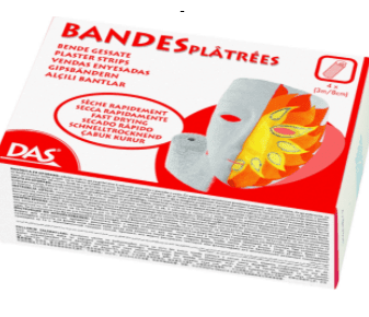 VENDAS DE YESO 3M X 8CM (4UN) DAS