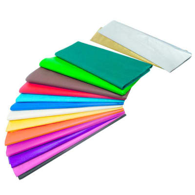 PAPEL SEDA 50X70CM WEROLA AMARILLO CLARO