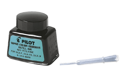 TINTA DE RECARGA PARA MARCADOR PERMANENTE 30ML NEGRO PILOT
