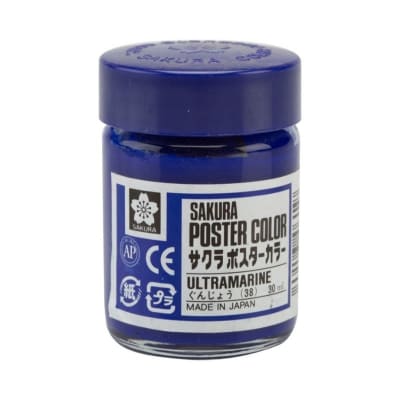 TEMPERA SAKURA PROFESIONAL POSTER COLOR 30 ML ULTRAMARINO