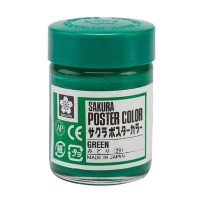 TEMPERA SAKURA PROFESIONAL POSTER COLOR 30 ML VERDE