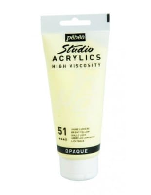 ACRÍLICO 100ML AMARILLO LUMINOSO (51) PEBEO