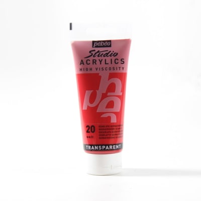 ACRÍLICO 100ML ESCARLATA QUINACRIDONA (20) PEBEO