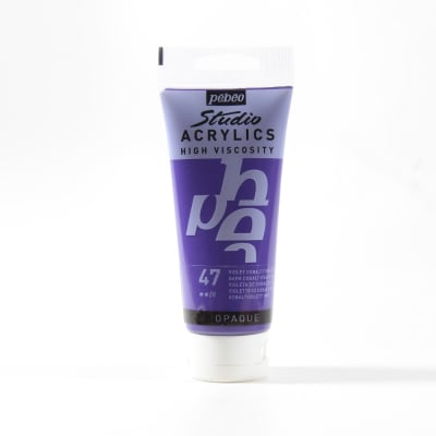 ACRÍLICO 100ML VIOLETA COBALTO OSCURO IMIT. (47) PEBEO