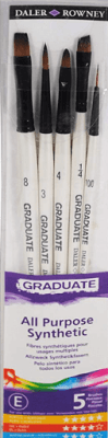 SET 5 PINCELES GRADUATE SELECCIÓN DALER ROWNEY