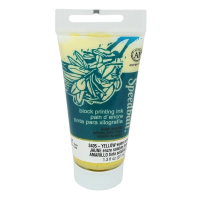 TINTA AL AGUA PARA XILOGRAFÍA 37ML AMARILLO SPEEDBALL