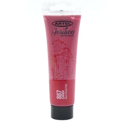 ACRÍLICO 35ML CARMÍN (887) ARTEL
