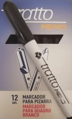 MARCADOR DE PIZARRA NEGRO TRATTO