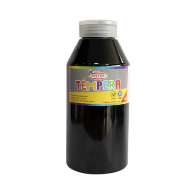 TÉMPERA 500ML NEGRO (21) ARTEL