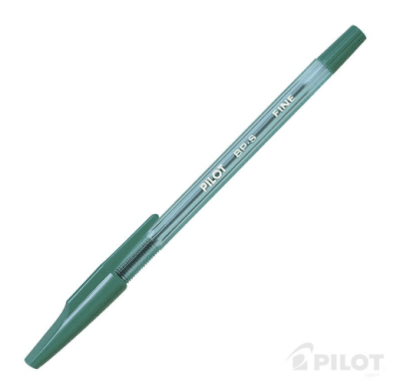 LÁPIZ PASTA BP-S MEDIO (M) VERDE PILOT