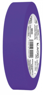 CINTA MASKING TAPE 24MM X 20M LILA LAVORO