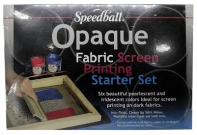 SET SERIGRAFIA PINTURA OPAQUE PARA TELA FABRIC SCREEN 6 COLORES