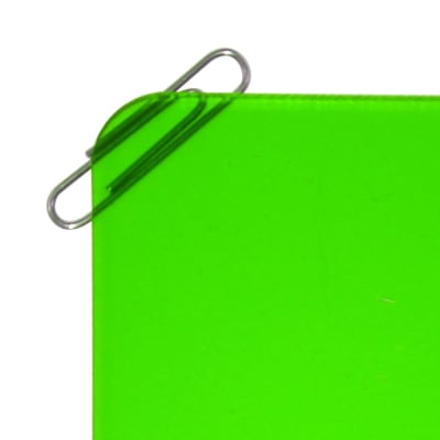 ACRILICO TRANSPARENTE VERDE 2MM 40X60CM
