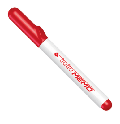 MARCADOR DE PIZARRA ROJO TRATTO