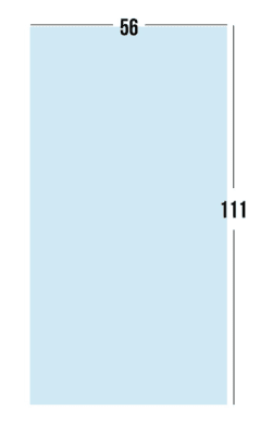 MICA 200 MICRONES TRANSPARENTE 67X111CM