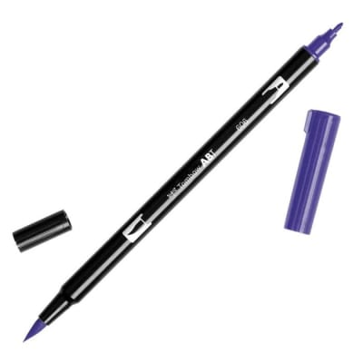 PLUMÓN TOMBOW PUNTA PINCEL  606 - VIOLET DUAL BRUSH ABT
