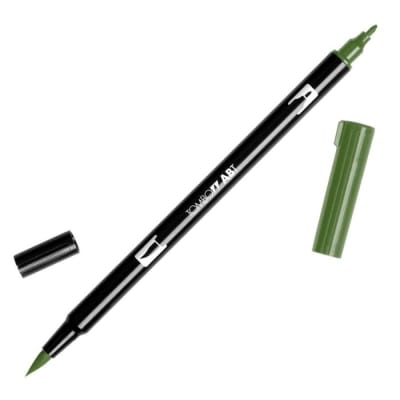 PLUMÓN TOMBOW PUNTA PINCEL 177 -  DARK JADE  DUAL BRUSH ABT