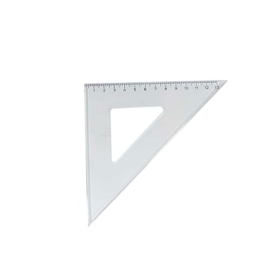 ESCUADRA PLÁSTICA 45° 15CM HAND