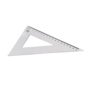 ESCUADRA/CARTABÓN 60° 15CM HAND