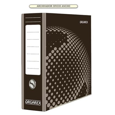ARCHIVADOR OFICIO ANCHO BURDEO ORGAREX 