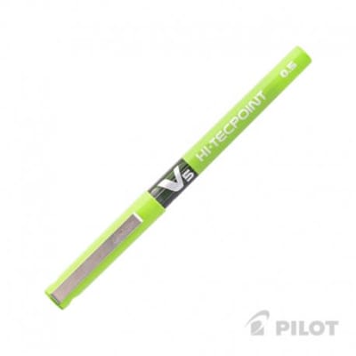 LÁPIZ TINTA HI-TECPOINT V5 0.5 VERDE CLARO PILOT