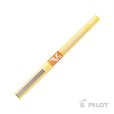 LÁPIZ TINTA HI-TECPOINT V5 0.5 AMARILLO PILOT