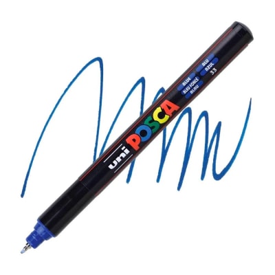 MARCADOR ACRÍLICO PC-1MR AZUL POSCA