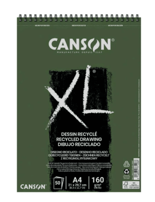 CANSON CROQUERA XL RECYCLE A4 160GRS 50 HOJAS