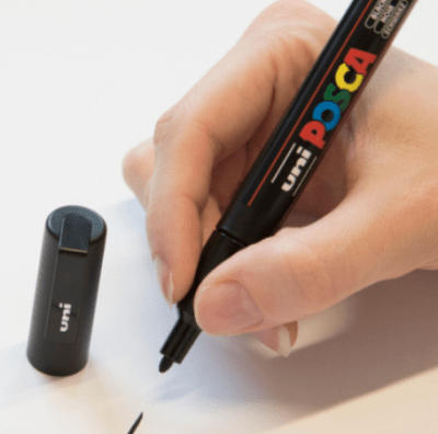 MARCADOR ACRÍLICO PC-3M LILA POSCA