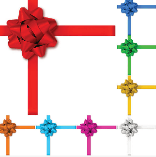 PACK 4 CINTAS DE REGALO