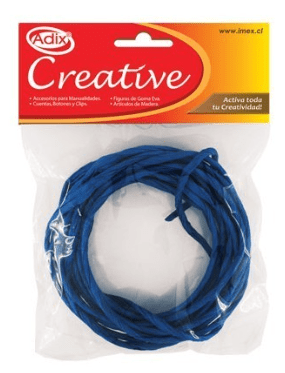 CORDEL DE PAPEL 5M AZUL ADIX