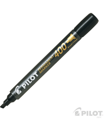MARCADOR PERMANENTE SCA400 BISELADO NEGRO PILOT