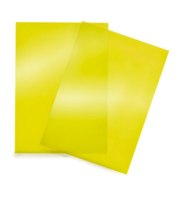 MICA 250 MICRONES GOFRADA OFICIO AMARILLO 1 UNIDAD