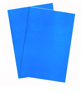 MICA 350 MICRONES GOFRADA OFICIO ARBOL AZUL OSCURO 1 UNIDAD