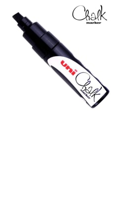 MARCADOR TIZA 8K 8MM NEGRO