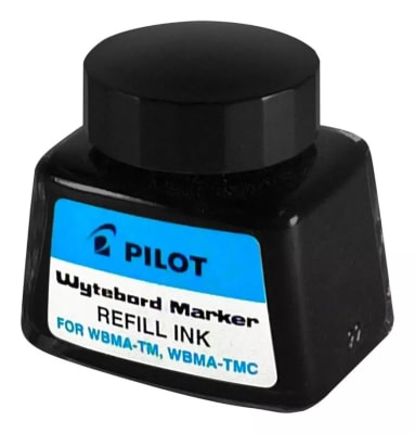 TINTA DE RECARGA PARA MARCADOR DE PIZARRA 30ML NEGRO PILOT