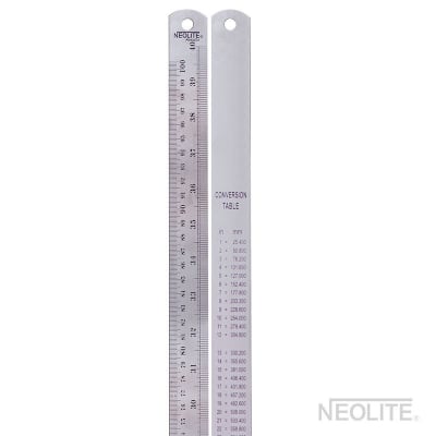 REGLA METÁLICA 100CM NEOLITE