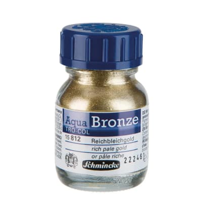 PIGMENTO AQUA BRONZE 20ML RICH PALE GOLD SCHMINCKE